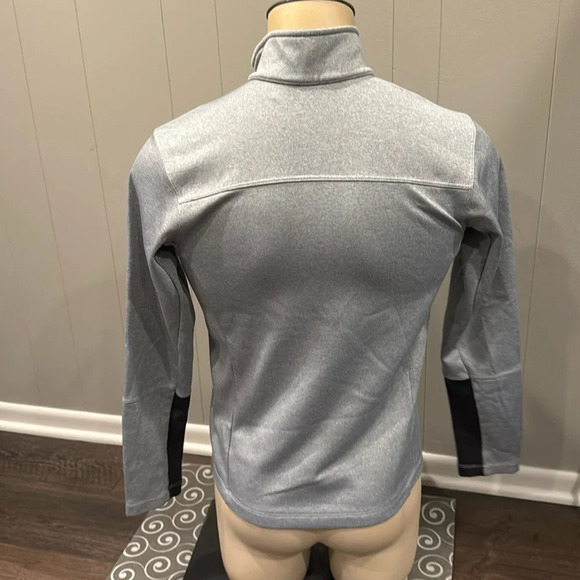 The North Face Men’s Small Gray Half Zip Pocket Pullover Light Jacket - Picture 4 of 6
